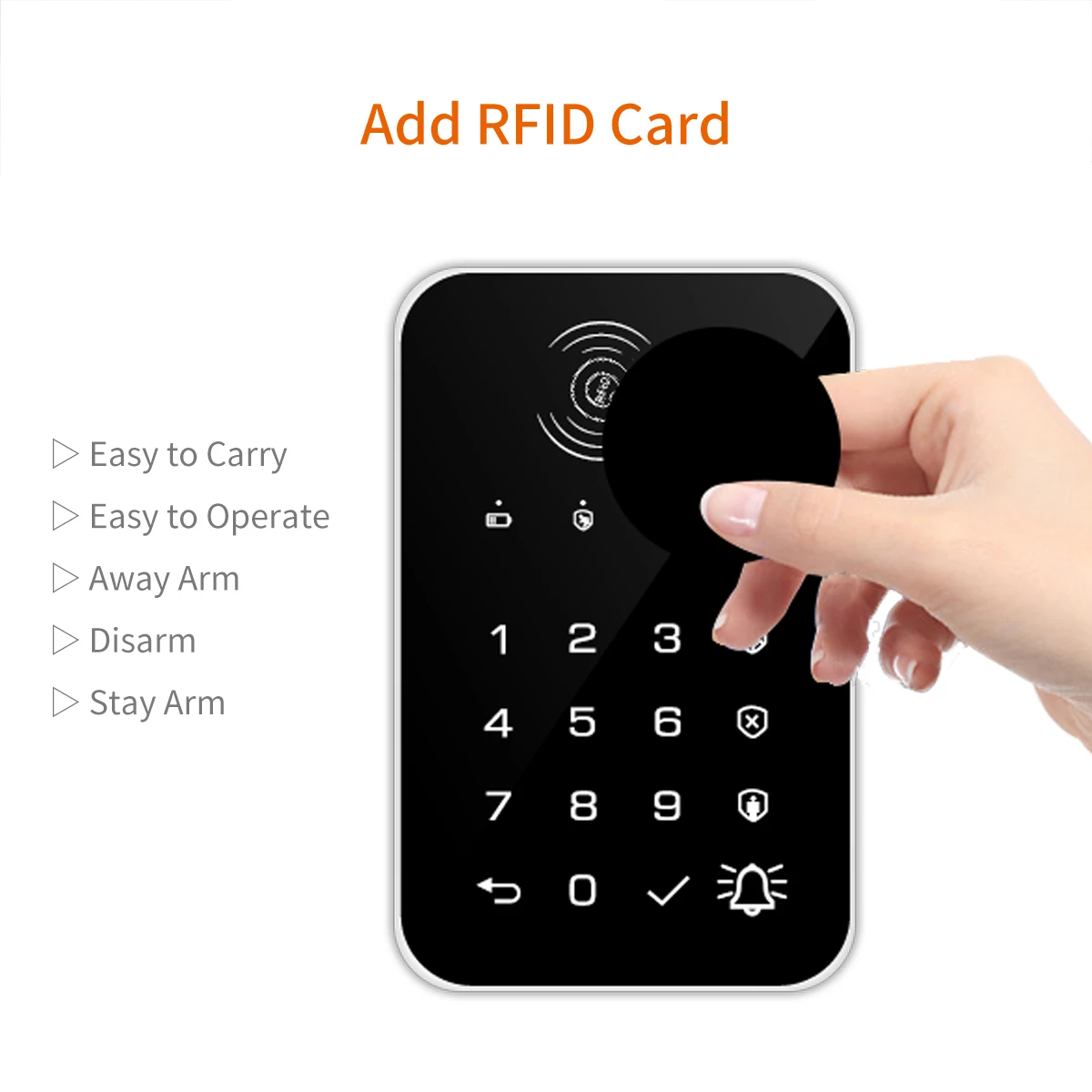충전식 무선 433MHz 키보드 터치 키보드 RFID  - Smart Home Keyboard 리뷰 및 가격