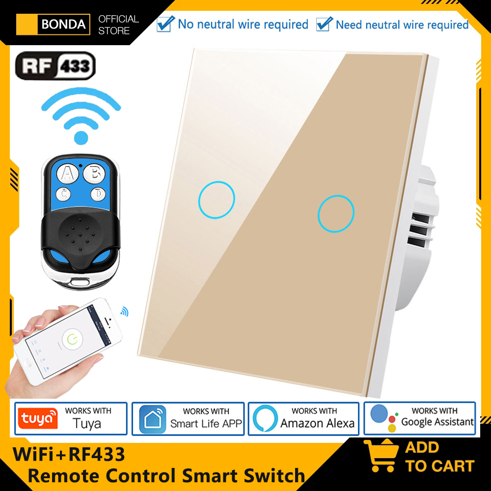 Tuya EU WiFi + RF433 스마트 원격 제어 - Tuya Smart Switch 리뷰 및 가격