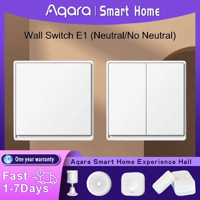 기존 Aqara 벽 스위치 E1 버전 Xiaomi Mi - Smart Home Os 리뷰 및 가격