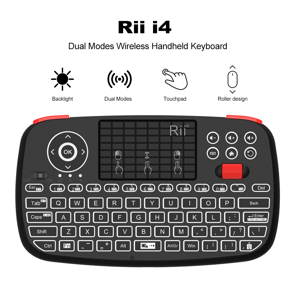 Rii I4 미니 BT 무선 키보드 터치패드 포함 2. - Smart Home Keyboard 리뷰 및 가격