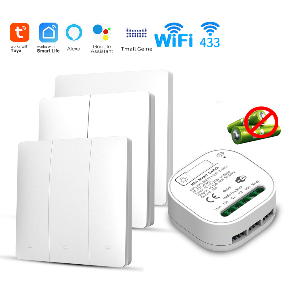 Tuya WiFi 스마트 자체 전원 공급 조명 스위치, - Smart Home Wiz 리뷰 및 가격