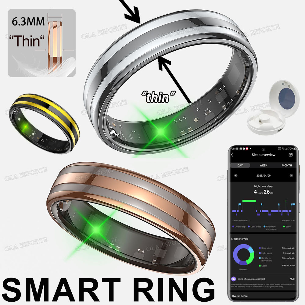 새로운 스마트 링 심박수 스트레스 체온 건강 모니터 다 - Smart Home Trainer 리뷰 및 가격