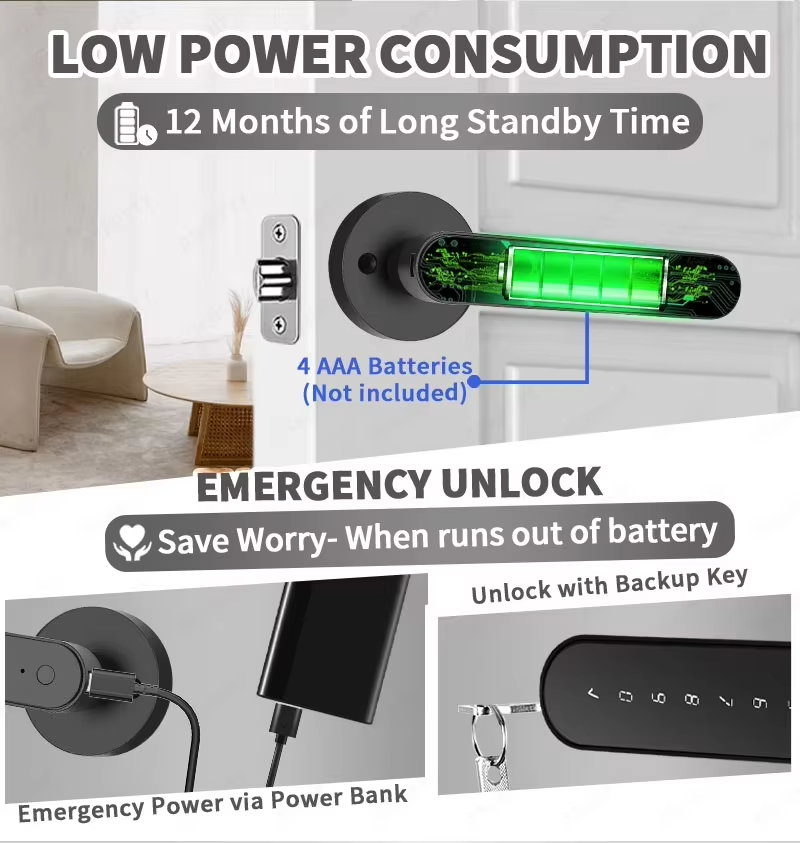 TTLock 스마트 디지털 도어락, 5가지 키리스 출입 - Airbnb Smart Home 리뷰 및 가격