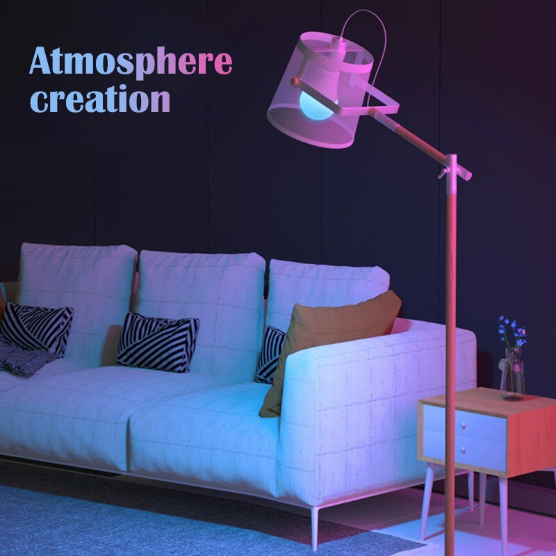 16 색 RGB 전구 LED 멀티 컬러 전구 E27 2 - Smart Bulb 리뷰 및 가격